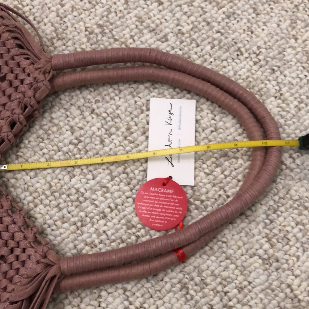 London Kaye Dusty Rose Hobo Bag - Picture 10 of 10